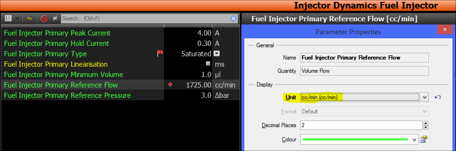 MoTeC M1 Injector Dynamics Support